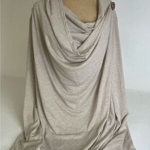 Women's Chatoyant Tan One Button Blouse 3XL